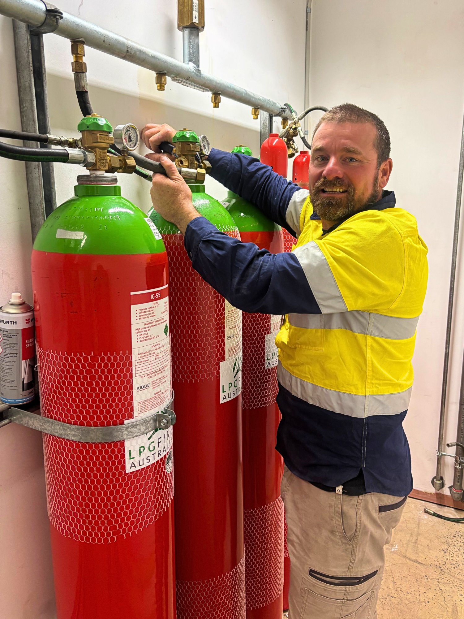 Sprinkler installation in commercial fit-out
